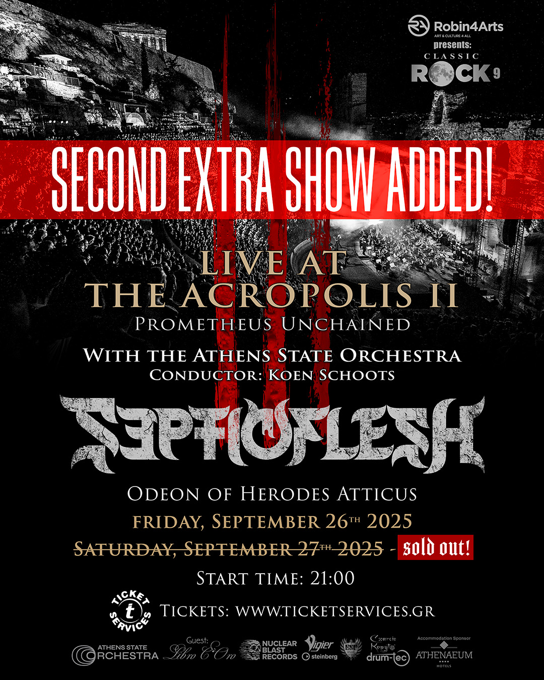 Classic Rock 9 EXTRA SHOW ΓΙΑ ΤΟΥΣ SEPTICFLESH ΣΤΟ ΗΡΩΔΕΙΟ.